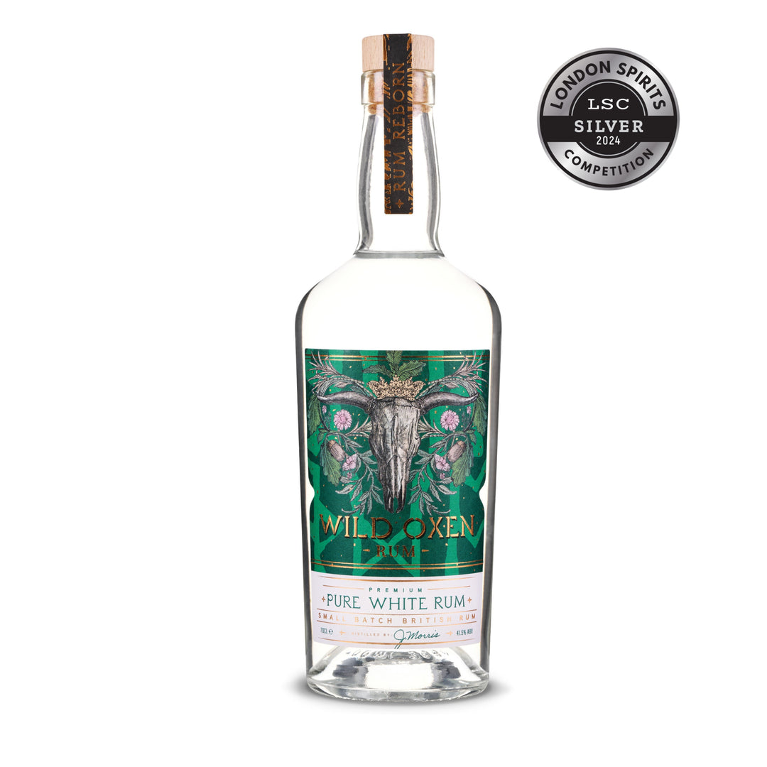 Abingdon Distillery Wild Oxen Pure White Rum, 70cl - Digital Distiller