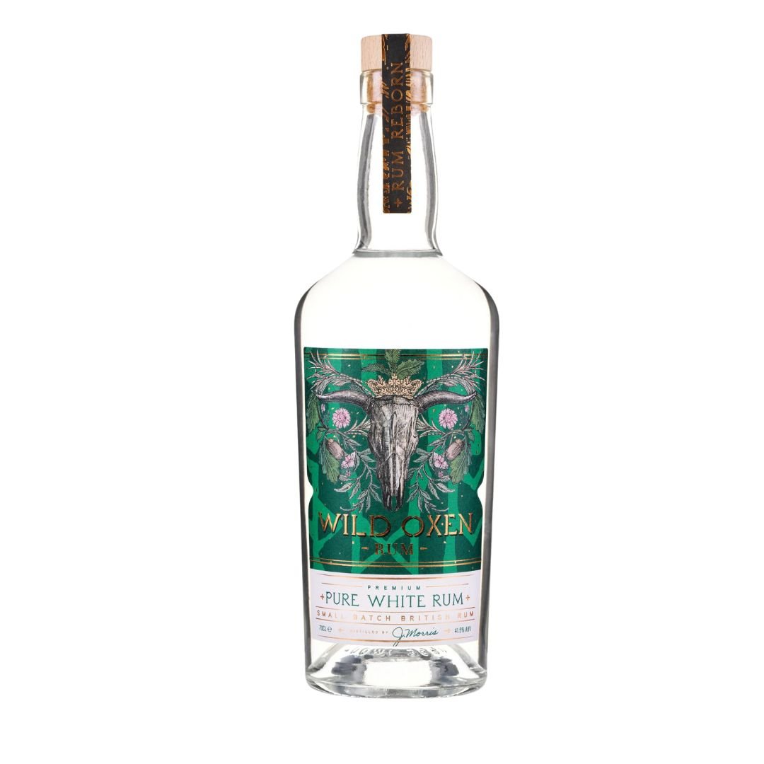 Abingdon Distillery Wild Oxen Pure White Rum, 70cl - Digital Distiller