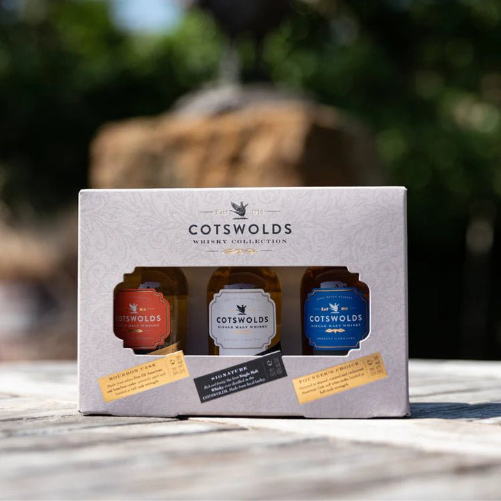 Cotswolds Miniature Whisky Trio Gift Set, 3 x 5cl - Digital Distiller