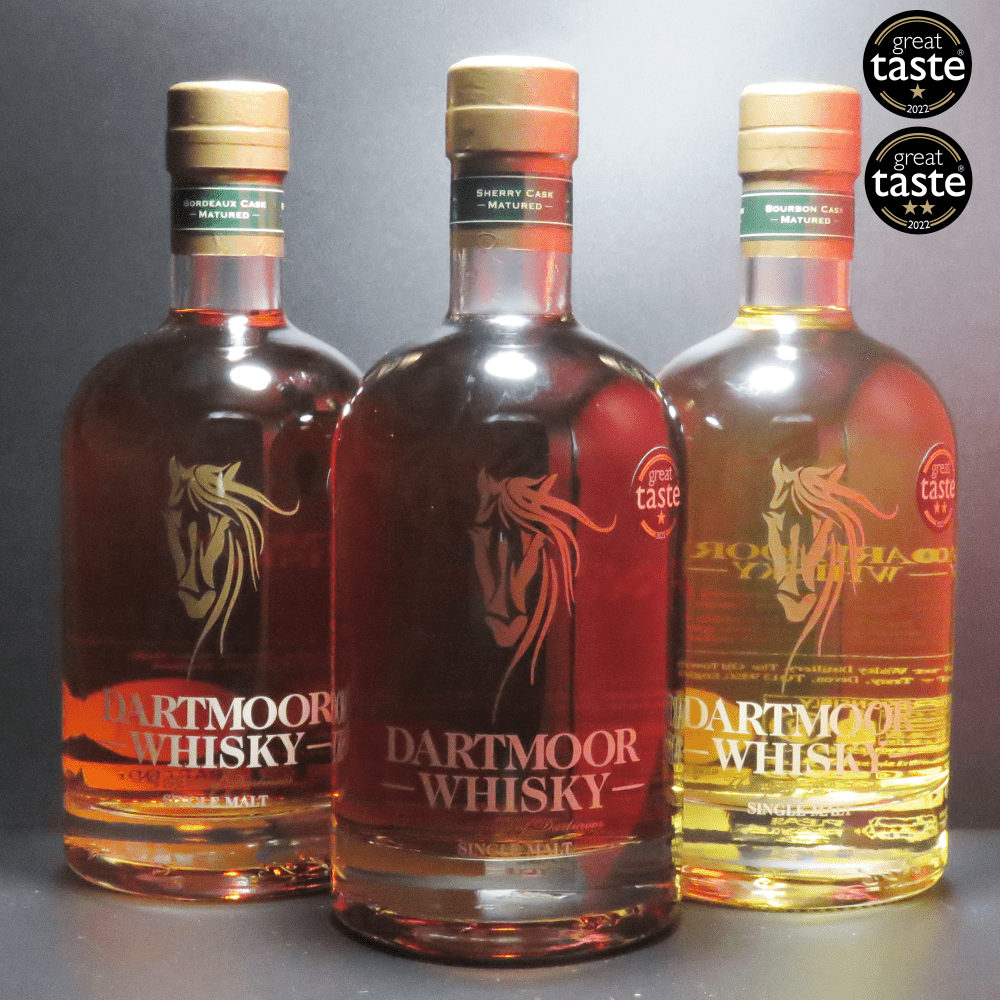 Dartmoor Whisky Trio Bundle, 3 x 70cl - Digital Distiller