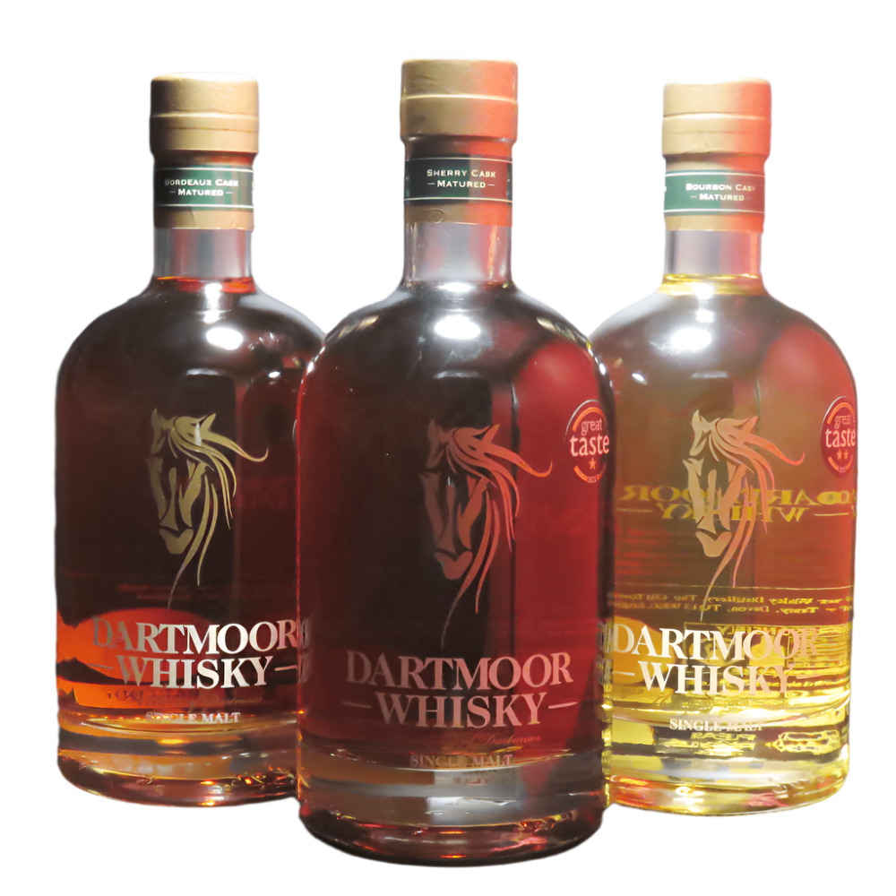 Dartmoor Whisky Trio Bundle, 3 x 70cl - Digital Distiller