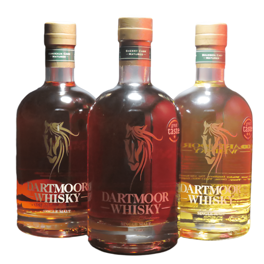 Dartmoor Whisky Trio Bundle, 3 x 70cl - Digital Distiller