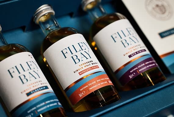 Filey Bay Experience Tasting Set + English Whisky Book - Digital Distiller