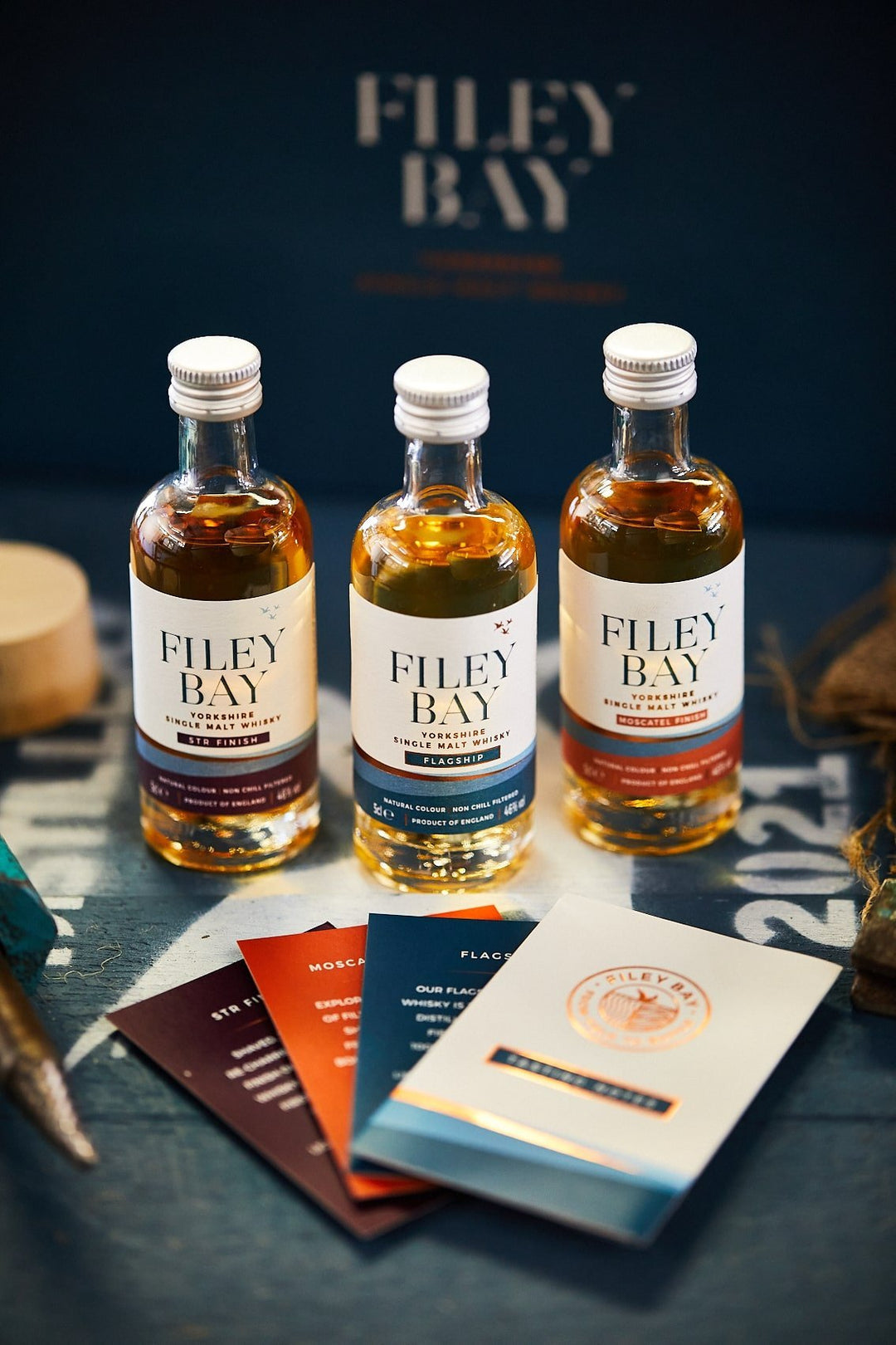 Filey Bay Experience Tasting Set + English Whisky Book - Digital Distiller