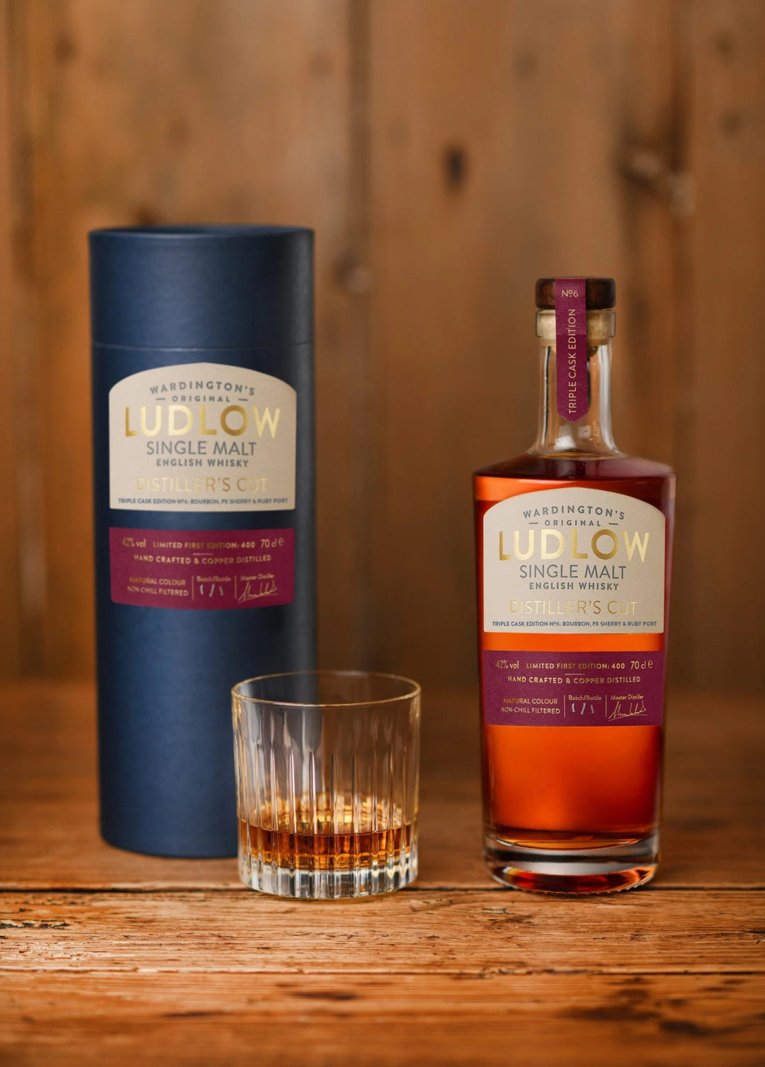 Ludlow Distillery Triple Cask Whisky, 70cl - Digital Distiller