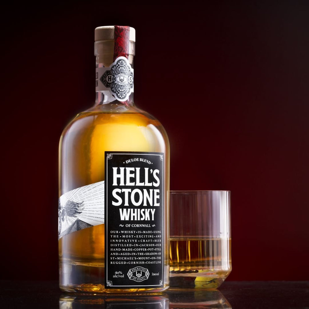 Pocketful of Stones Hell's Stone Cornish Blended Whisky, 70cl - Digital Distiller