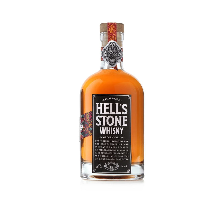 Pocketful of Stones Hell's Stone Mezcal Cask Cornish Blended Whisky, 70cl - Digital Distiller