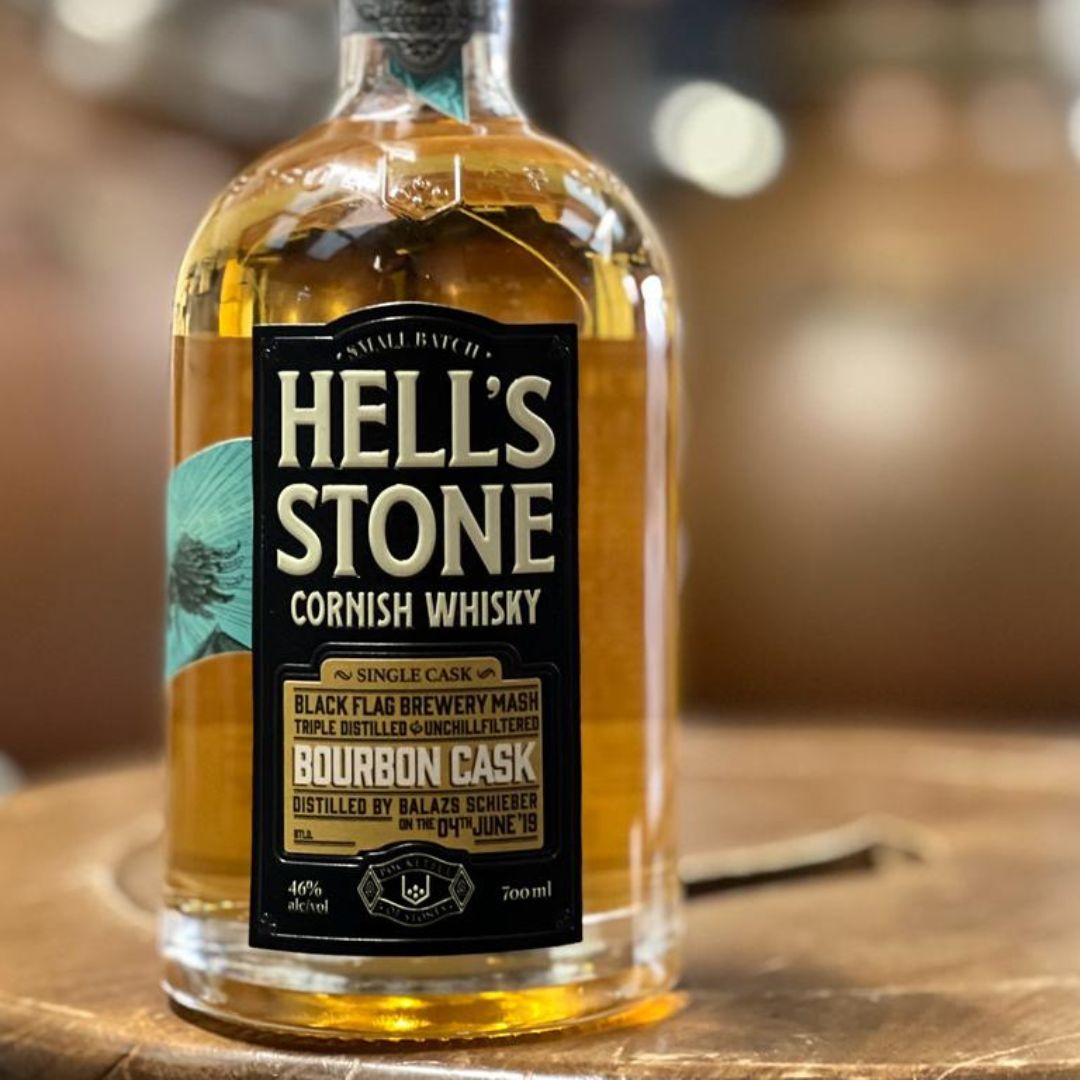 Pocketful of Stones Hell's Stone Single Cask Single Malt Cornish Whisky, 70cl - Digital Distiller