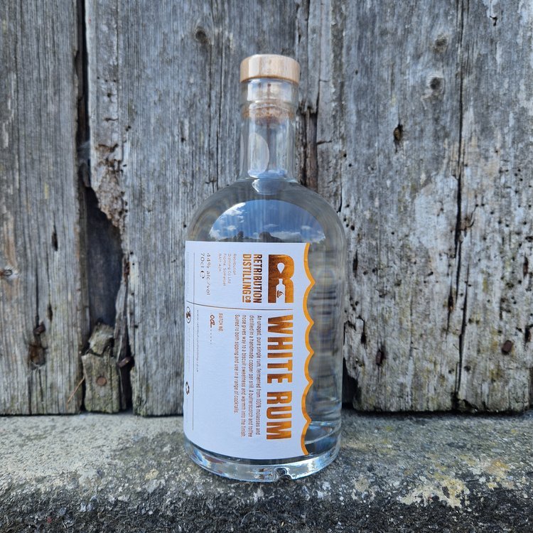 Retribution Distilling White Rum, Soundings, 70cl - Digital Distiller