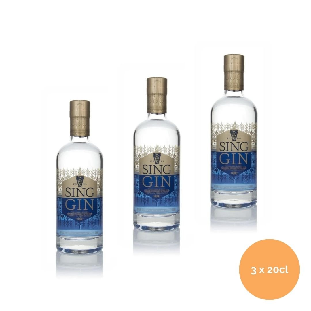 Sing Gin Triple Pack, 3 x 20cl - Digital Distiller