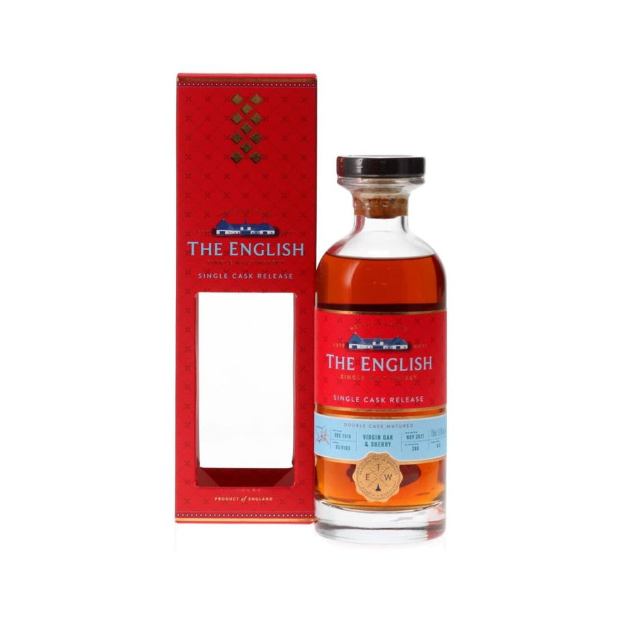 The English Distillery Double Cask Matured - Virgin Oak & Sherry Cask Whisky, 70cl - Digital Distiller