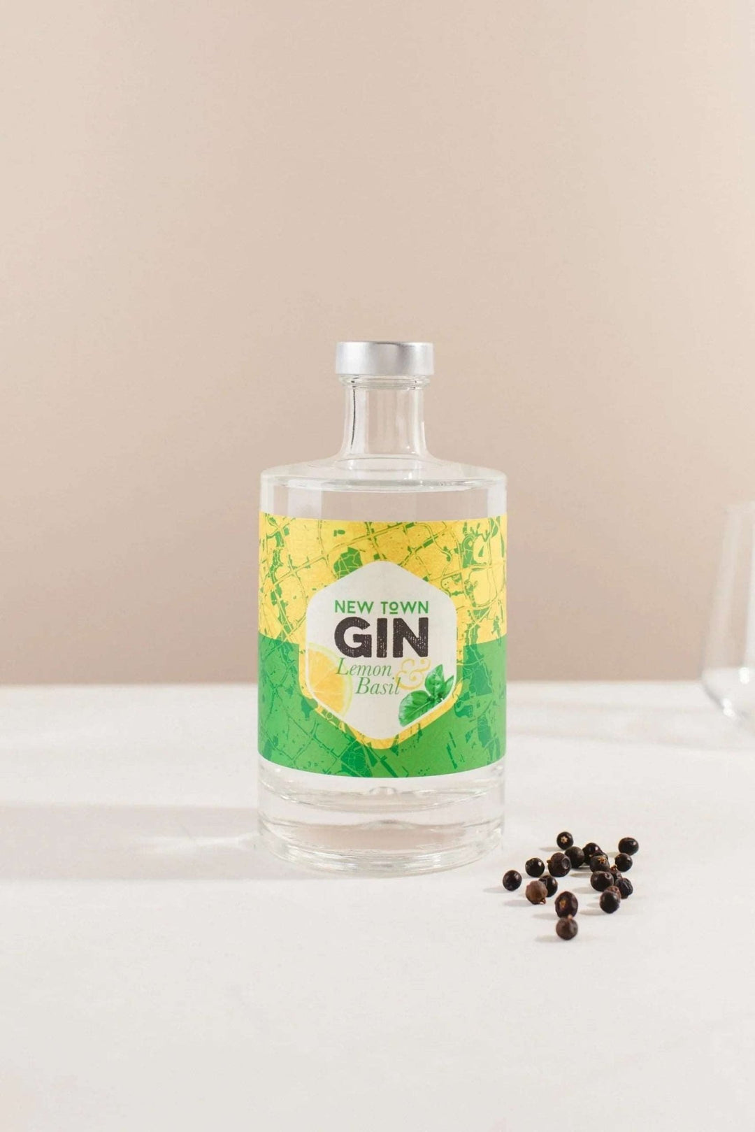 New Town Lemon and Basil Gin, 50cl - Digital Distiller