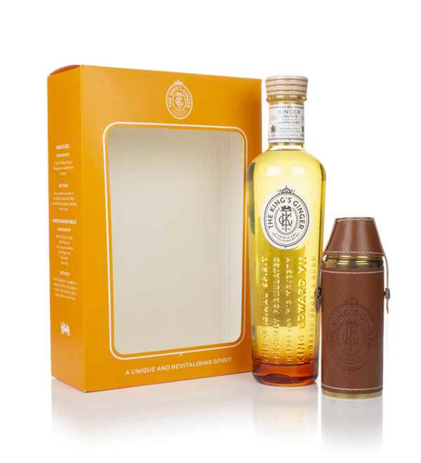 The King's Ginger Liqueur Gift Pack with Flask - Digital Distiller